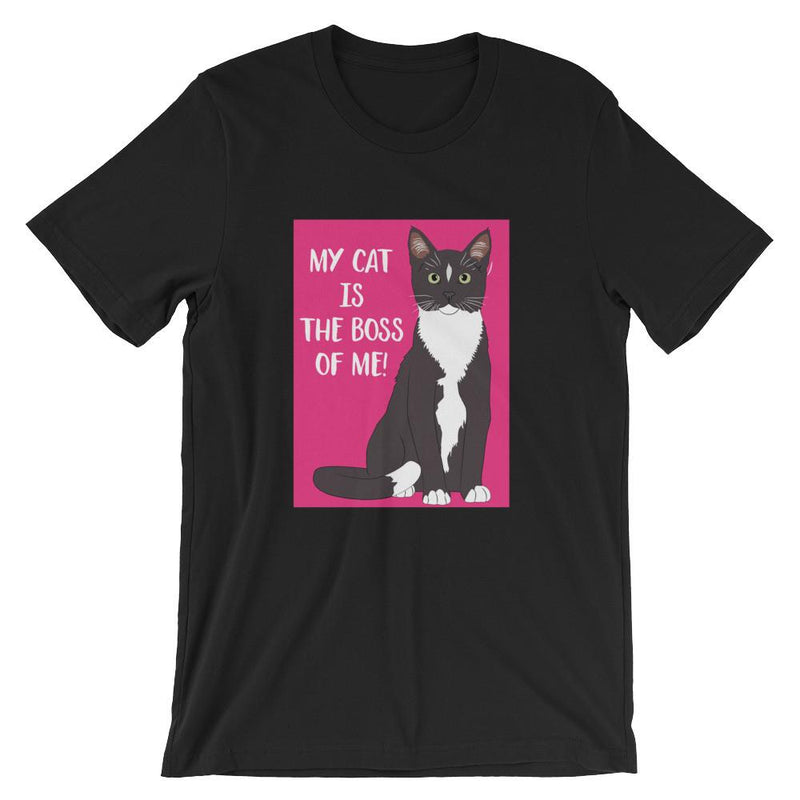 Catitude Cat 'Boss Pink' Unisex Short Sleeve T-Shirt