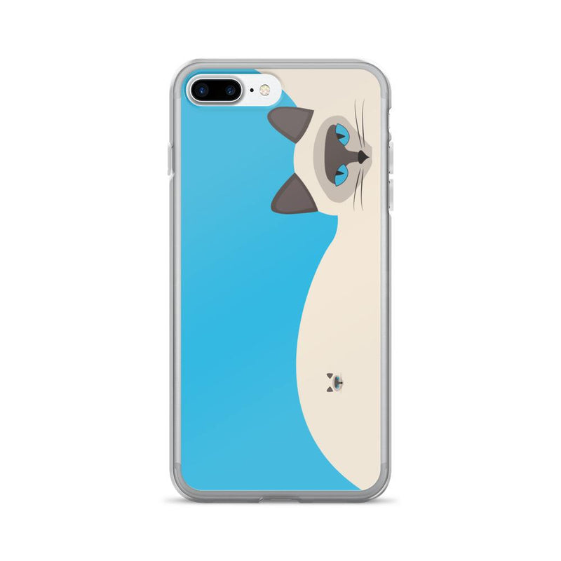 Inscrutable Cat 'Siamese Cat Blue' iPhone 7 Plus Case