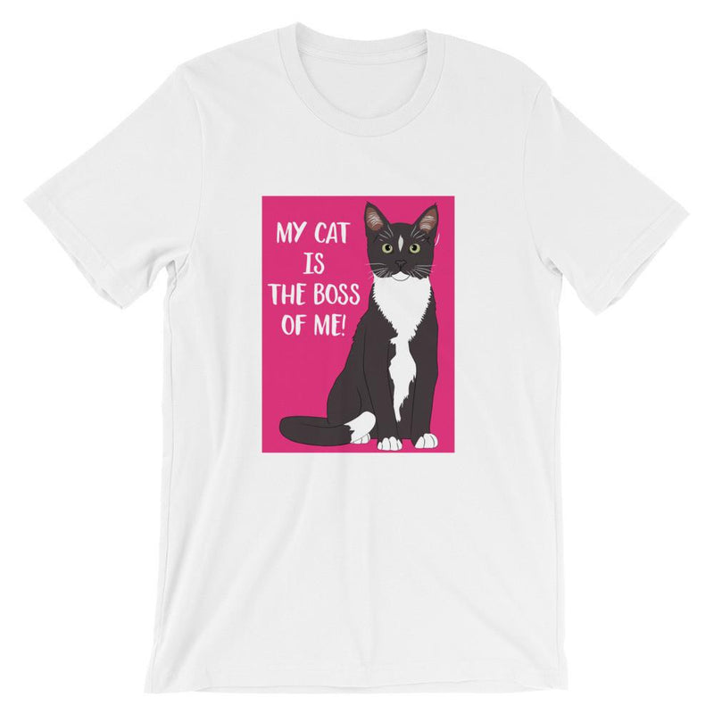 Catitude Cat 'Boss Pink' Unisex Short Sleeve T-Shirt