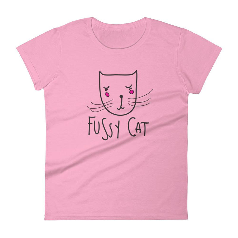 Catitude Cat 'Fussy' Women's Short Sleeve T-Shirt