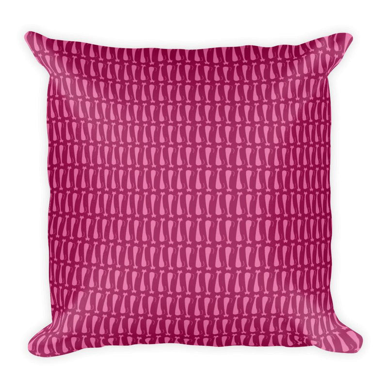 pattern cat skinny cat pink pillows 