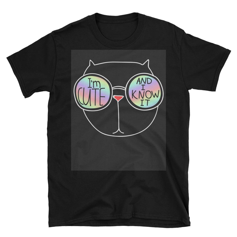 Summer Cat 'I'm Cute' Unisex T-Shirt