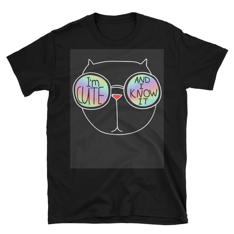 Summer Cat 'I'm Cute' Unisex T-Shirt