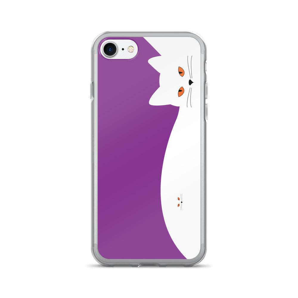 Inscrutable Cat Juicy Fruity Plum iPhone 7 Case