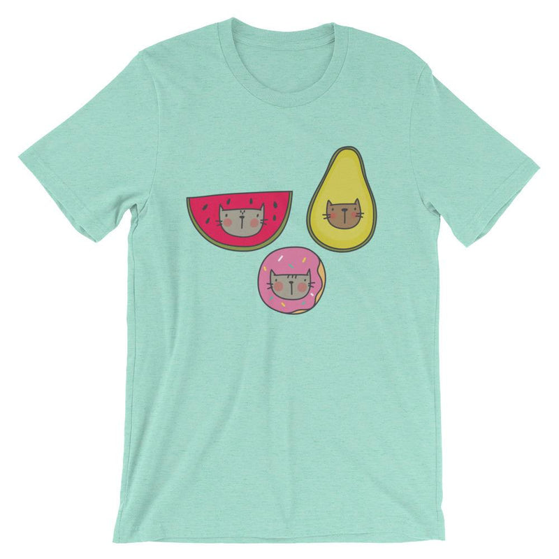 Summer Cat 'Fruit Medley" Unisex Short Sleeve t-Shirt