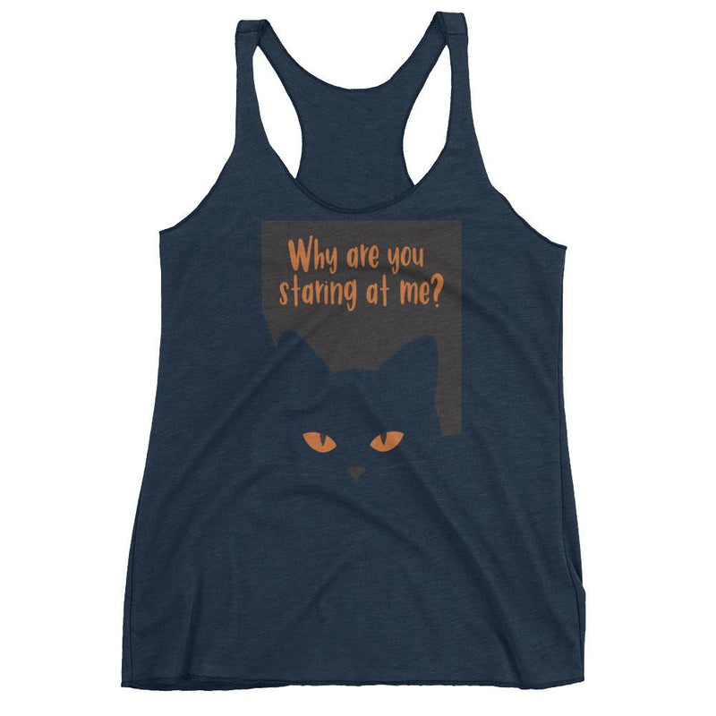 Inscrutable Cat Women's 'Staring'  Tank Top