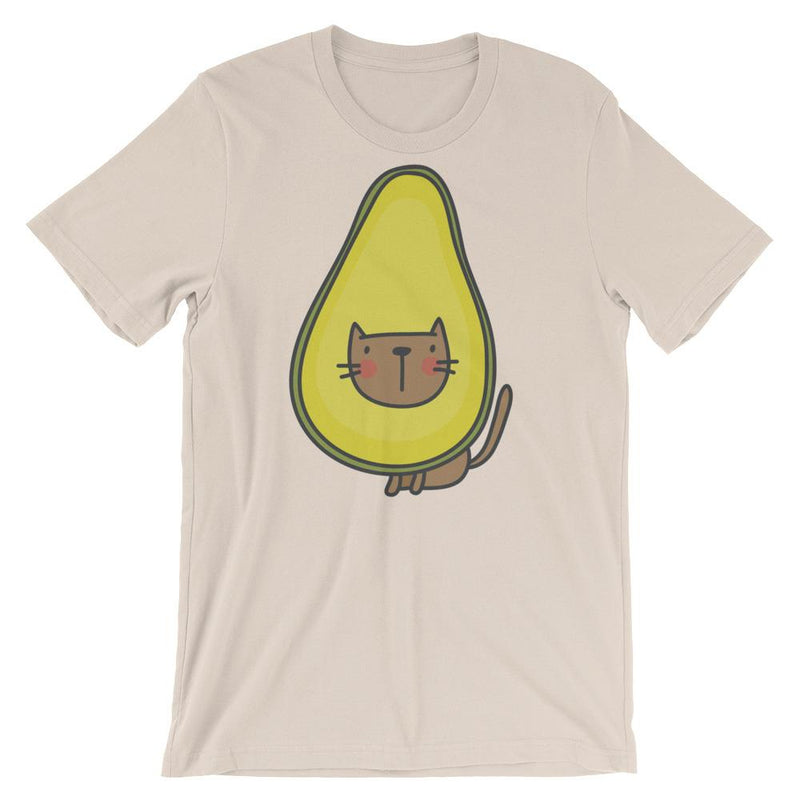 Summer Cat Avocado' Unisex Short Sleeve T-Shirt