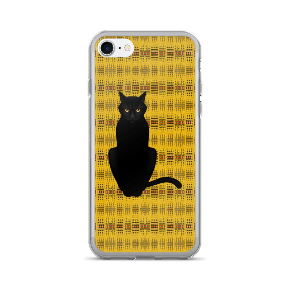Cat Noir Panther Yellow Ethnic iPhone 7 Case
