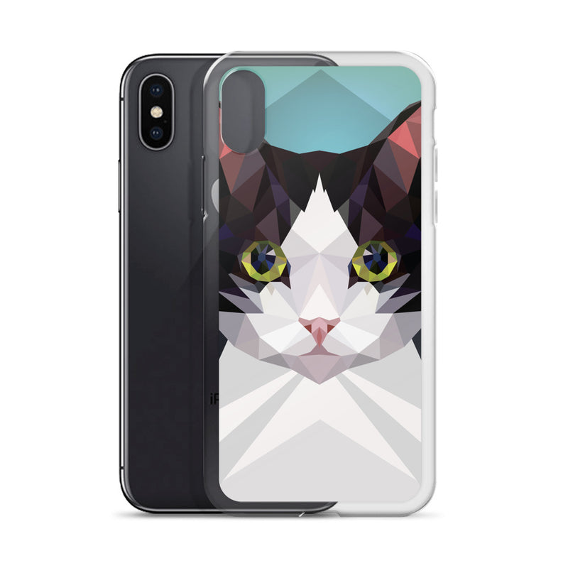 Color-Me Cat 'Tuxedo' iPhone Case