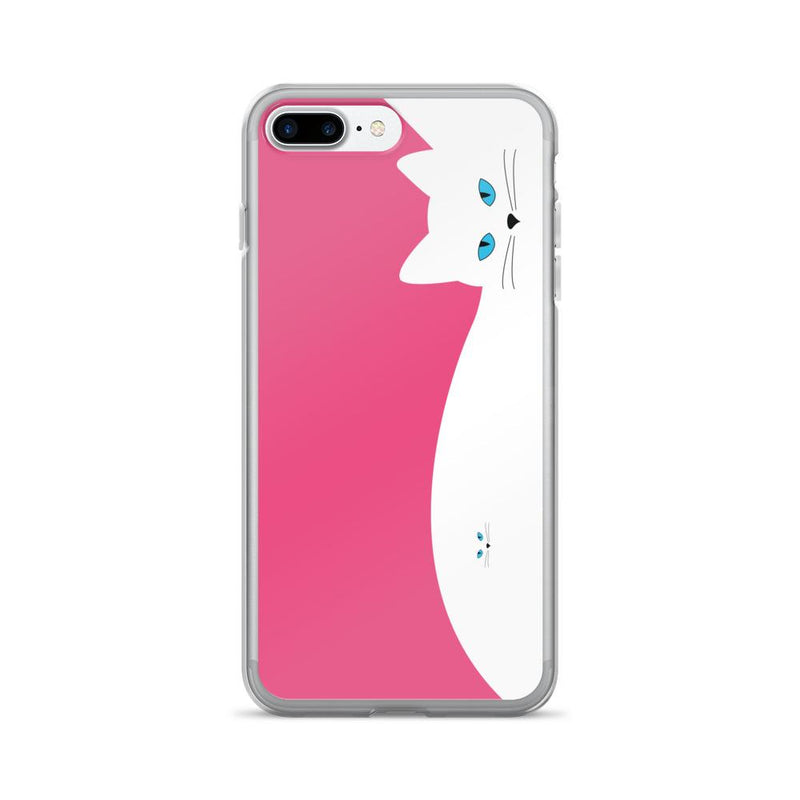 Inscrutable Cat Juicy Fruity Pink iPhone 7 Plus Case