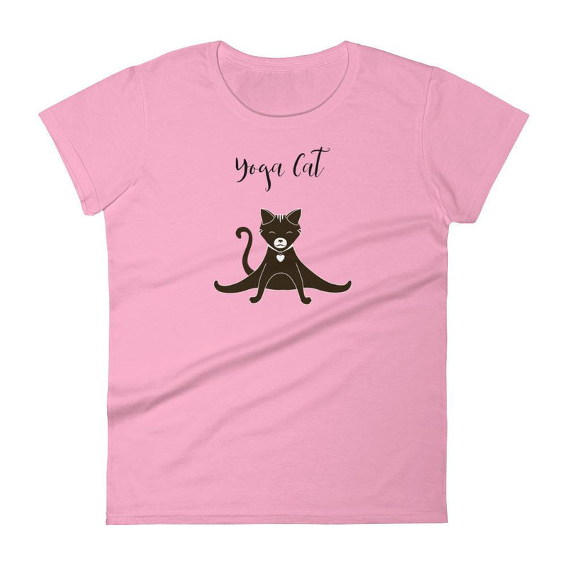 Yoga Cat 'Splits' Women's Short Sleeve T-Shirt