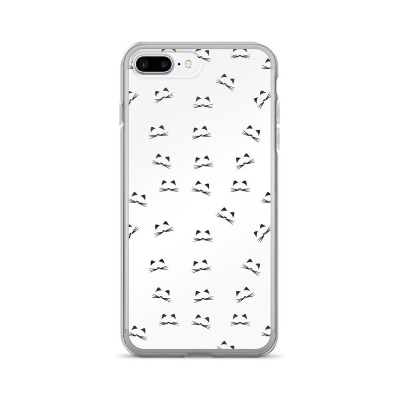 Pattern Cat 'Whiskers' iPhone 7/7 Plus Case